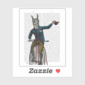 Llama op Bike Sticker (Vel)