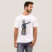 Llama op Bike T-shirt (Voorkant volledig)