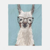 Llama - Overmaatse bril Fleece Deken (Voorkant)