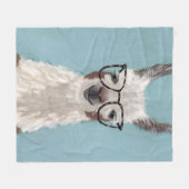 Llama - Overmaatse bril Fleece Deken (Voorkant (Horizontaal))