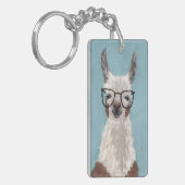 Llama - Overmaatse bril Sleutelhanger (Voorkant Links)