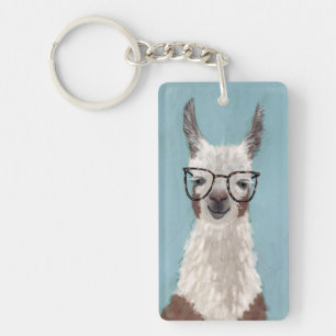 Llama - Overmaatse bril Sleutelhanger