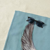 Llama - Overmaatse bril Strandlaken (In situ)