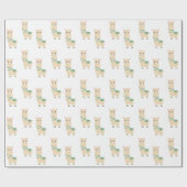 Llama-pakpapier Cadeaupapier (Vlak)