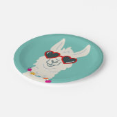 Llama Paper Bord Mexican Fiesta Party Alpaca (Gekanteld)