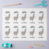 Llama-partout - Dier met een partijgenaam Tissuepapier (Craft)
