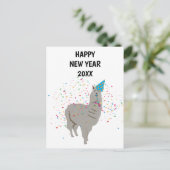 Llama Partys - Animaux de vacances Carte de Nouvel (Debout devant)