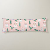 Llama Pattern Body Pillow Lichaamskussen (Achterkant)