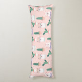 Llama Pattern Body Pillow Lichaamskussen (Achterkant (Verticaal))