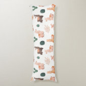Llama Pattern Body Pillow Lichaamskussen (Voorkant Verticaal)