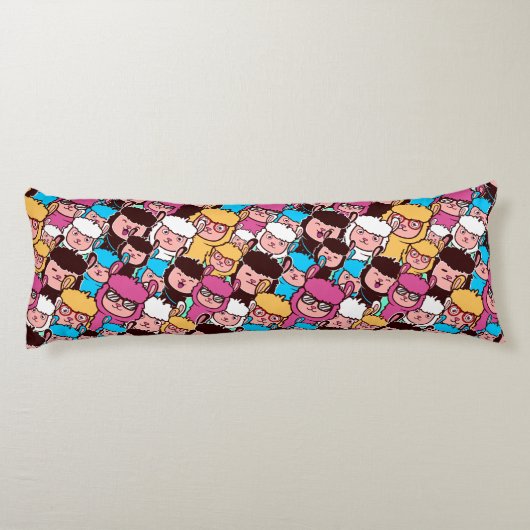 Llama Pattern Body Pillow Lichaamskussen (Achterkant)