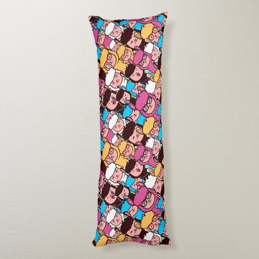 Llama Pattern Body Pillow Lichaamskussen (Achterkant (Verticaal))