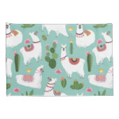 Llama Pattern Kussensloop (Achterkant-Rechts)