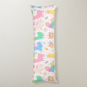 Llama Pattern Lichaamskussen (Achterkant (Verticaal))