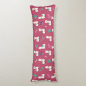 Llama Pattern Lichaamskussen (Achterkant (Verticaal))