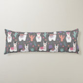 Llama Pattern Lichaamskussen (Voorkant)