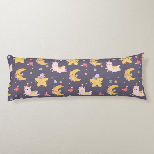 Llama Pattern Lichaamskussen (Achterkant)