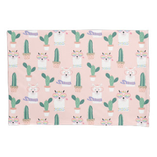 Llama Pattern Pillow Hoesje Kussensloop