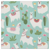 Llama Pattern Stof (Close Up)