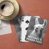 Llama Poker Face Pokerkaarten