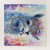 Llama Portret Jigsaw Puzzel (Horizontaal)