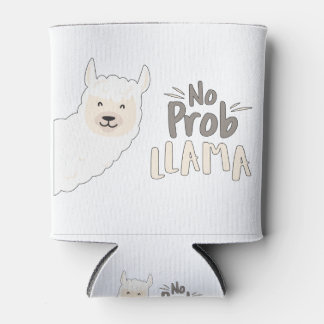 Llama Pun, geen probleem Pun, geen probleem Blikjeskoeler
