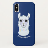 Llama Queen Case-Mate iPhone Case (Achterkant)