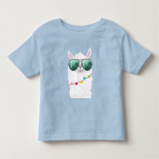 Llama Rama fête d'anniversaire T-shirt fille Alpac (Devant)