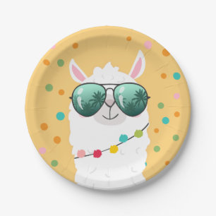 Llama Rama Paper Bord Mexican Fiesta Party Alpaca