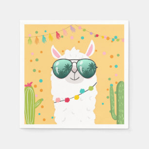 Llama Rama Papieren servetten Fiesta Party Alpaca