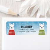 Llama Return Address Labels (Insitu)
