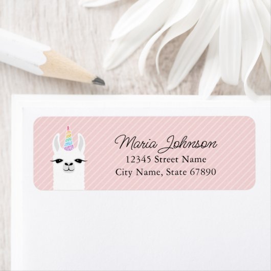 Llama Return Address Labels (Insitu)