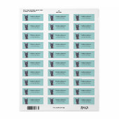 Llama Return Address Labels (Full Sheet)