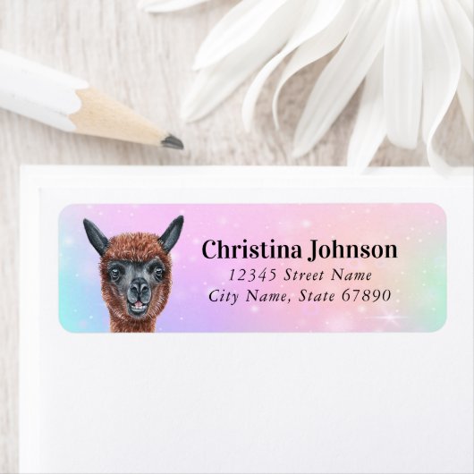 Llama Return Address Labels (Insitu)