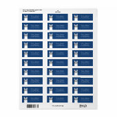 Llama Return Address Labels (Full Sheet)