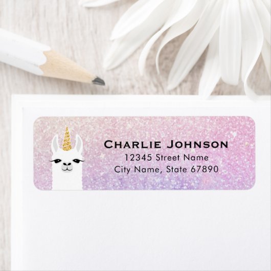 Llama Return Address Labels (Insitu)