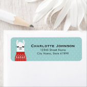 Llama Return Address Labels (Insitu)