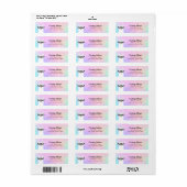 Llama Return Address Labels (Full Sheet)