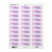 Llama Return Address Labels (Full Sheet)