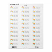 Llama Return Address Labels (Full Sheet)