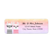 Llama Return Address Labels (Voorkant)