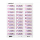 Llama Return Address Labels (Full Sheet)