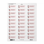 Llama Return Address Labels (Full Sheet)