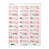 Llama Return Address Labels (Full Sheet)
