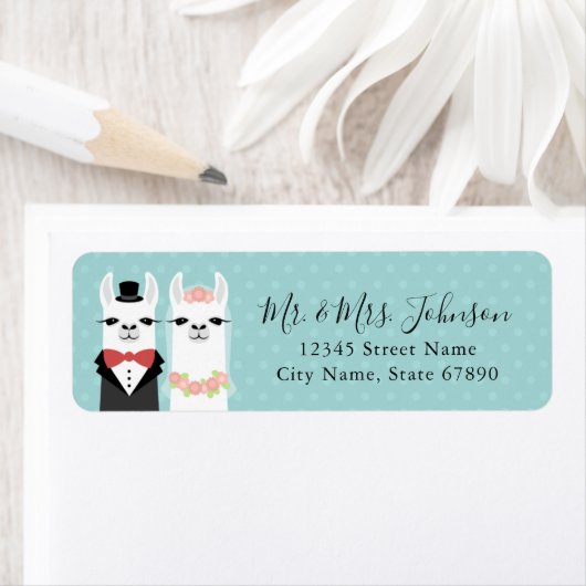 Llama Return Address Labels (Insitu)