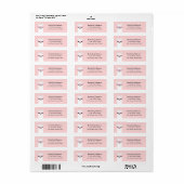 Llama Return Address Labels (Full Sheet)