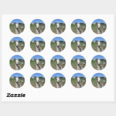 Llama Ronde Sticker (Vel)