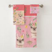 Llama rose mignonne Motif pour Petites Filles Sall (En situation)