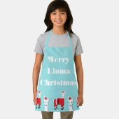 Llama Santa Animal Kerstpron Schort (Insitu)