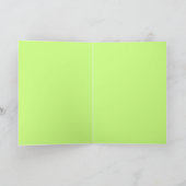 Llama Schattig Grappig Kerstfeest Kaart (Binnen)